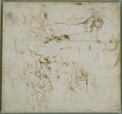 Study of an Arm by Michelangelo Buonarroti